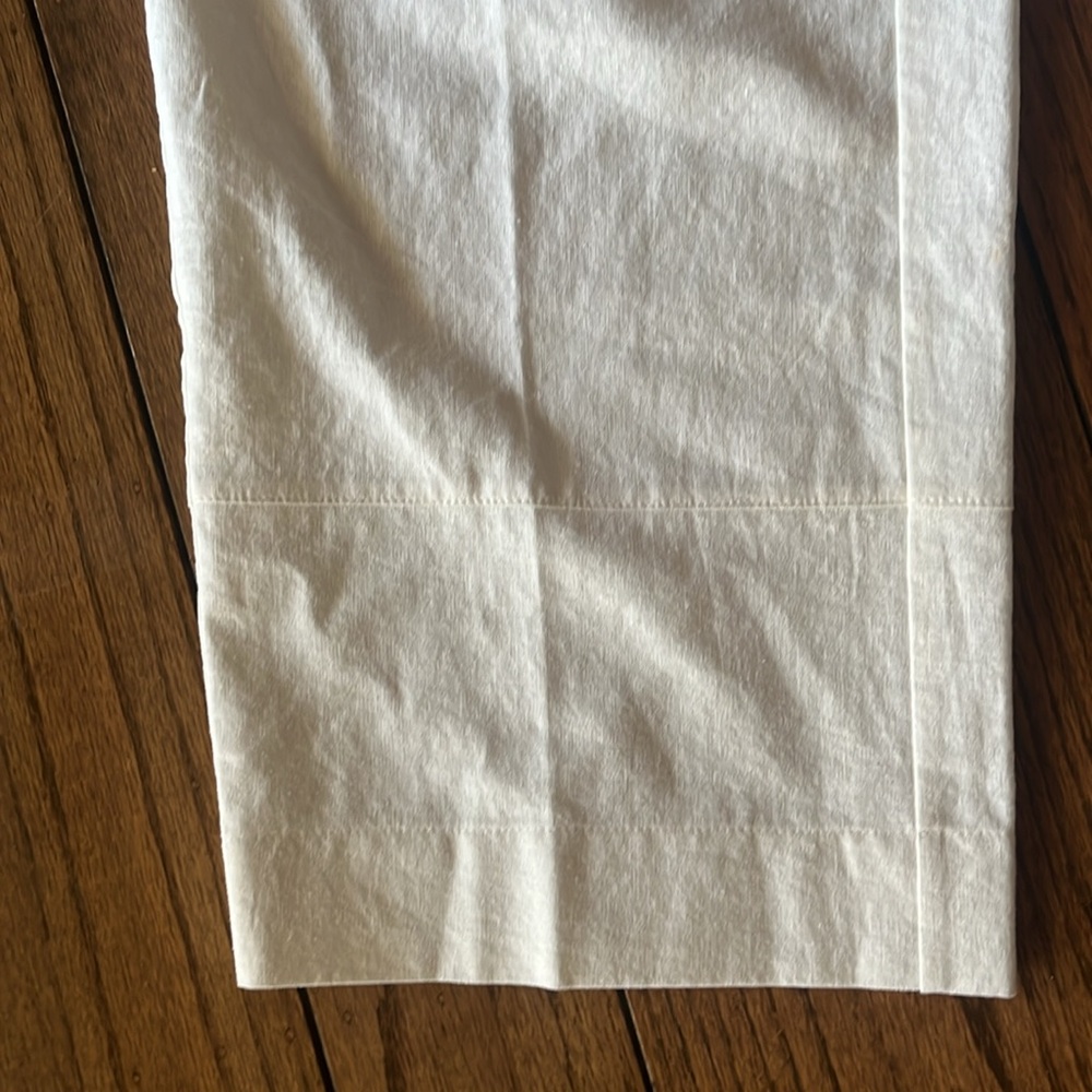 Go Lightly White Linen/ Viscose Pants, Made In USA sold - Picture 12 of 15